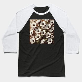 Anemone Flowers Baseball T-Shirt